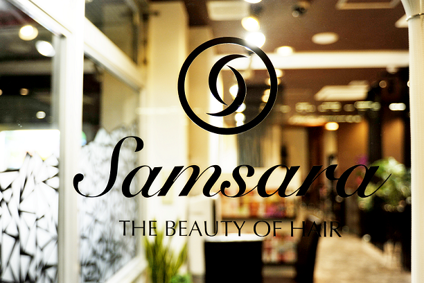 美容室　Samsara　ロゴ